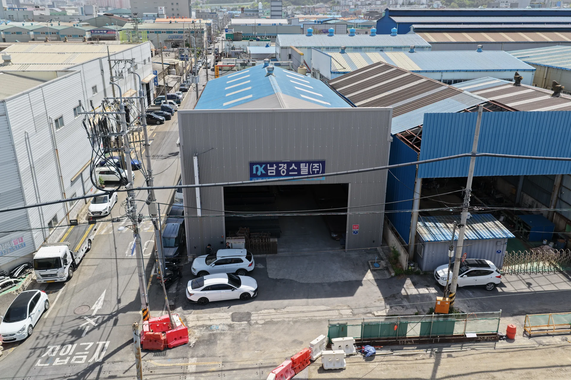 남경스틸 2공장 항공 사진 1